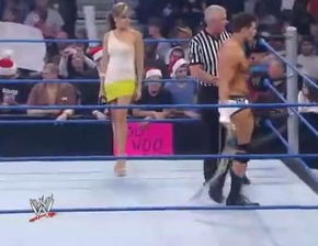 wwe世界摔跤sd2011 12 23期在cody rhodes对战中的女播音员如图是以前的那个 又回来了吗